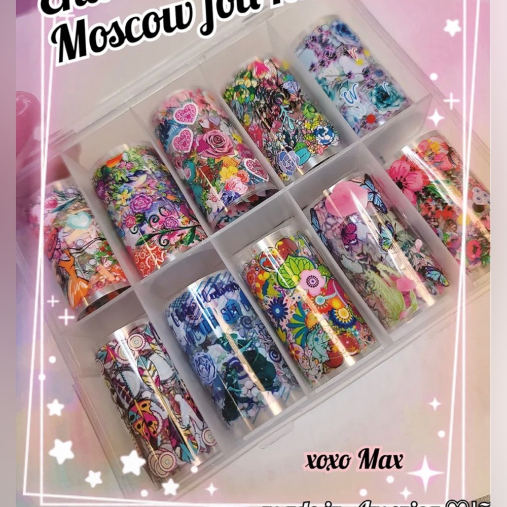 MOSCOW Nail Foil Kit 1/$15, 2/$25, 3/$30, 4/$35.$5 each additional!